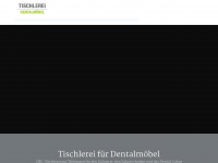 tischlerei-dentalmoebel.de Webseite Vorschau