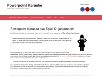 powerpoint-karaoke.com Webseite Vorschau