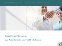 digital-health-beratung.de Webseite Vorschau