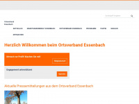 oedp-essenbach.de Webseite Vorschau
