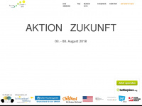 aktionzukunft2018.de Webseite Vorschau