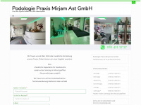 podologie-praxis-mirjam-ast.ch Webseite Vorschau