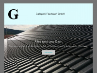 gallapeni-flachdach.ch Webseite Vorschau