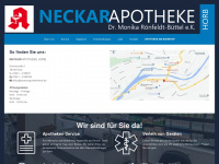 neckarapothekehorb.de Webseite Vorschau