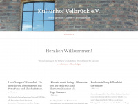 kulturhofvelbrueck.wordpress.com Webseite Vorschau