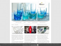 moser-glas.de Webseite Vorschau