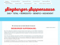 siegburgersuppensause.de Webseite Vorschau