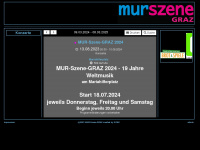 murszene-graz.at Webseite Vorschau