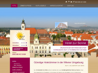 hotelzursonne.at Webseite Vorschau