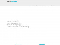 mintmatch.de Webseite Vorschau
