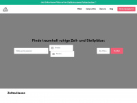 zeltzuhause.de Webseite Vorschau