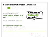 berufsinfotag-langenthal.ch Webseite Vorschau