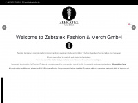 zebratexfashion-merch.de Webseite Vorschau