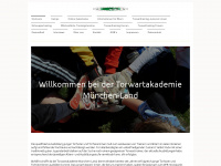 torwartakademie-muenchen.de Webseite Vorschau
