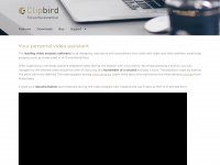 clipbird-project.com Webseite Vorschau