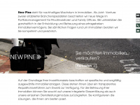 newpine.ch Webseite Vorschau