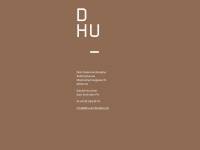dhu-architektur.ch Webseite Vorschau