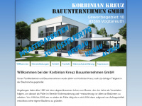 kreuz-bauunternehmen.de Webseite Vorschau