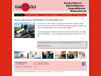 krankenfahrten-nord.com Webseite Vorschau