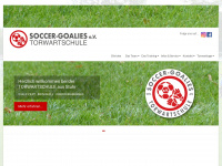soccer-goalies.de Webseite Vorschau