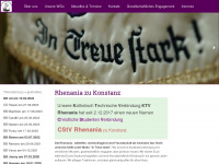 cstv-rhenania.de Webseite Vorschau