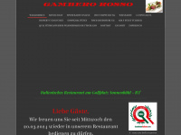 gamberorosso-ristorante.de Webseite Vorschau