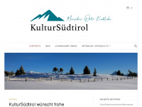 kultursuedtirol.com Webseite Vorschau