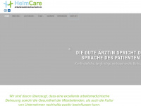 helmcare.at Webseite Vorschau