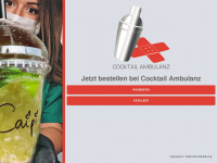 cocktailambulanz.taxi Webseite Vorschau