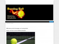 burning-ball.de Webseite Vorschau