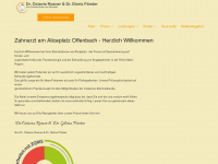 zahnarzt-aliceplatz.de Webseite Vorschau