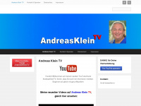 andreasklein.tv Webseite Vorschau