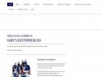 gabys-kostuemverleih.ch Webseite Vorschau