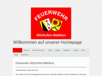 feuerwehr-altishofen-nebikon.ch Webseite Vorschau