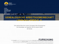 genealogie-lahndill.de Webseite Vorschau