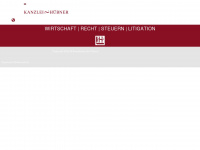 huebner-law.de Webseite Vorschau
