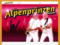 alpenprinzen.ch Webseite Vorschau