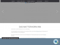matterhorn-inn.com Webseite Vorschau