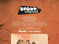 soundcompound.de Webseite Vorschau