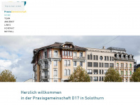 praxisgemeinschaft-d17.ch Webseite Vorschau