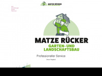 matze-ruecker.de Webseite Vorschau