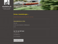 minitrains.ch Webseite Vorschau
