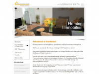 homing.at Webseite Vorschau