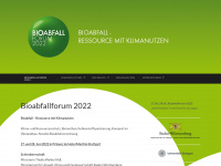 bioabfallforum.wordpress.com Webseite Vorschau