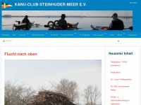 kanu-club-steinhuder-meer.de Webseite Vorschau