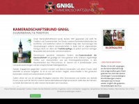 kameradschaftsbund-gnigl.at Webseite Vorschau