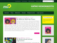 gruene-heinersreuth.de Webseite Vorschau