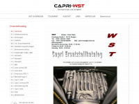 capri-wst.de Webseite Vorschau