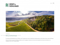 remy-kohlhaas.de Webseite Vorschau