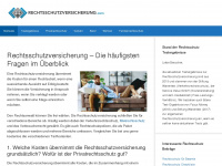 rechtsschutzversicherung.com Webseite Vorschau